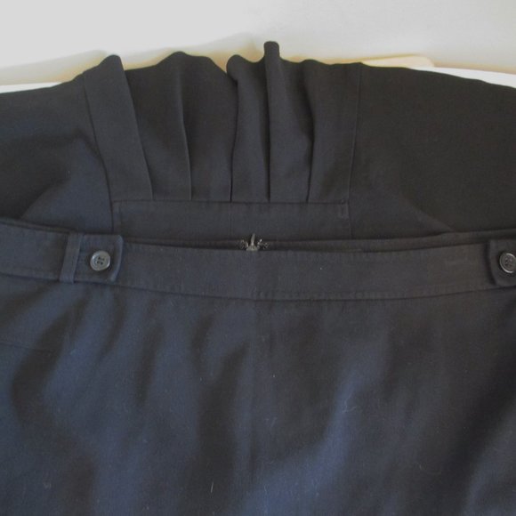 Lane Bryant Womens Plus Size Skirt Black Knee Length, Career, Back Pleats, Sz 22 - Picture 11 of 12